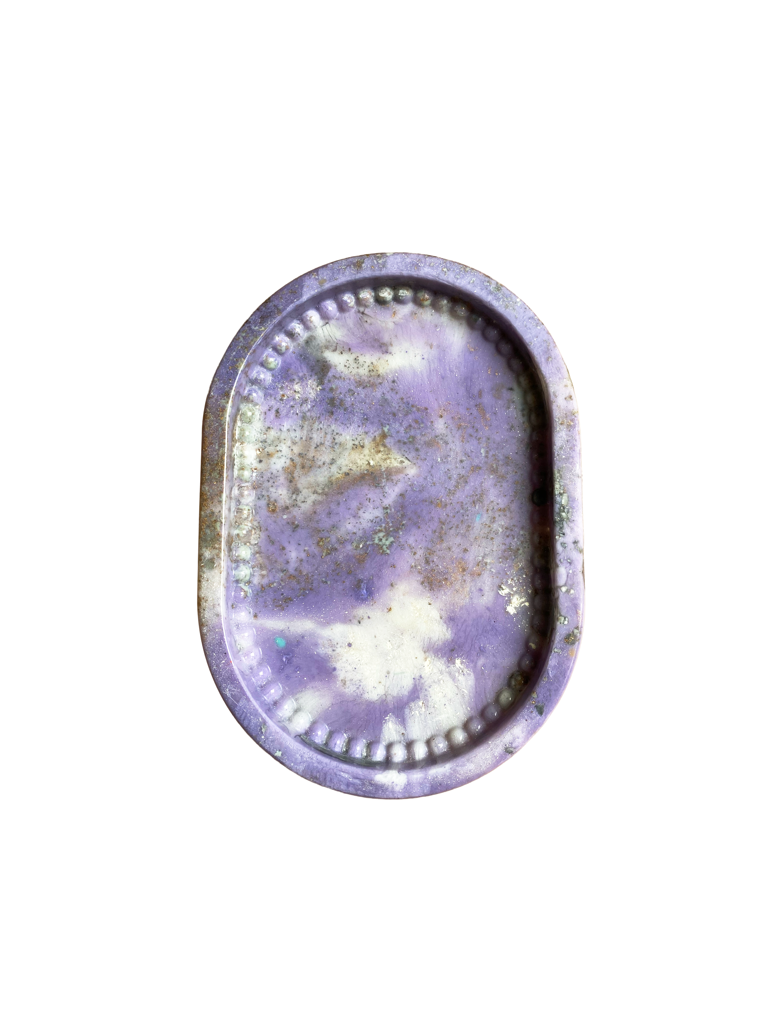Mini Trinket Tray - Purple