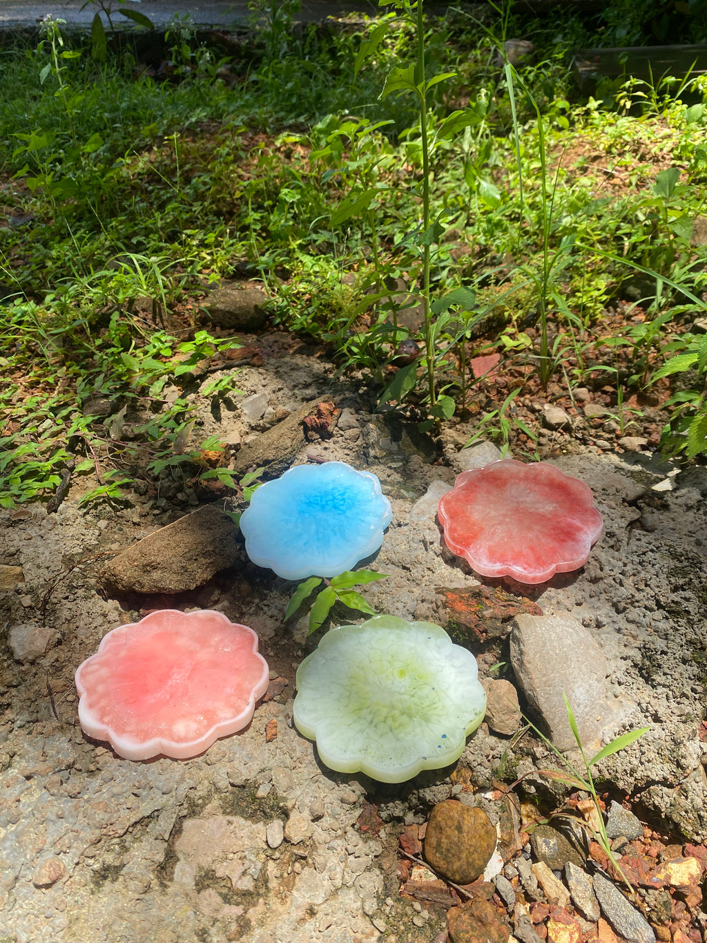 Jelly Coaster - Red/Blue