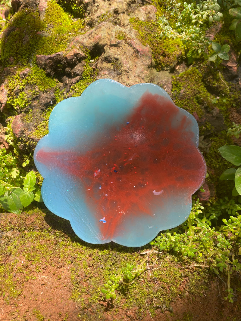 Jelly Coaster - Red/Blue